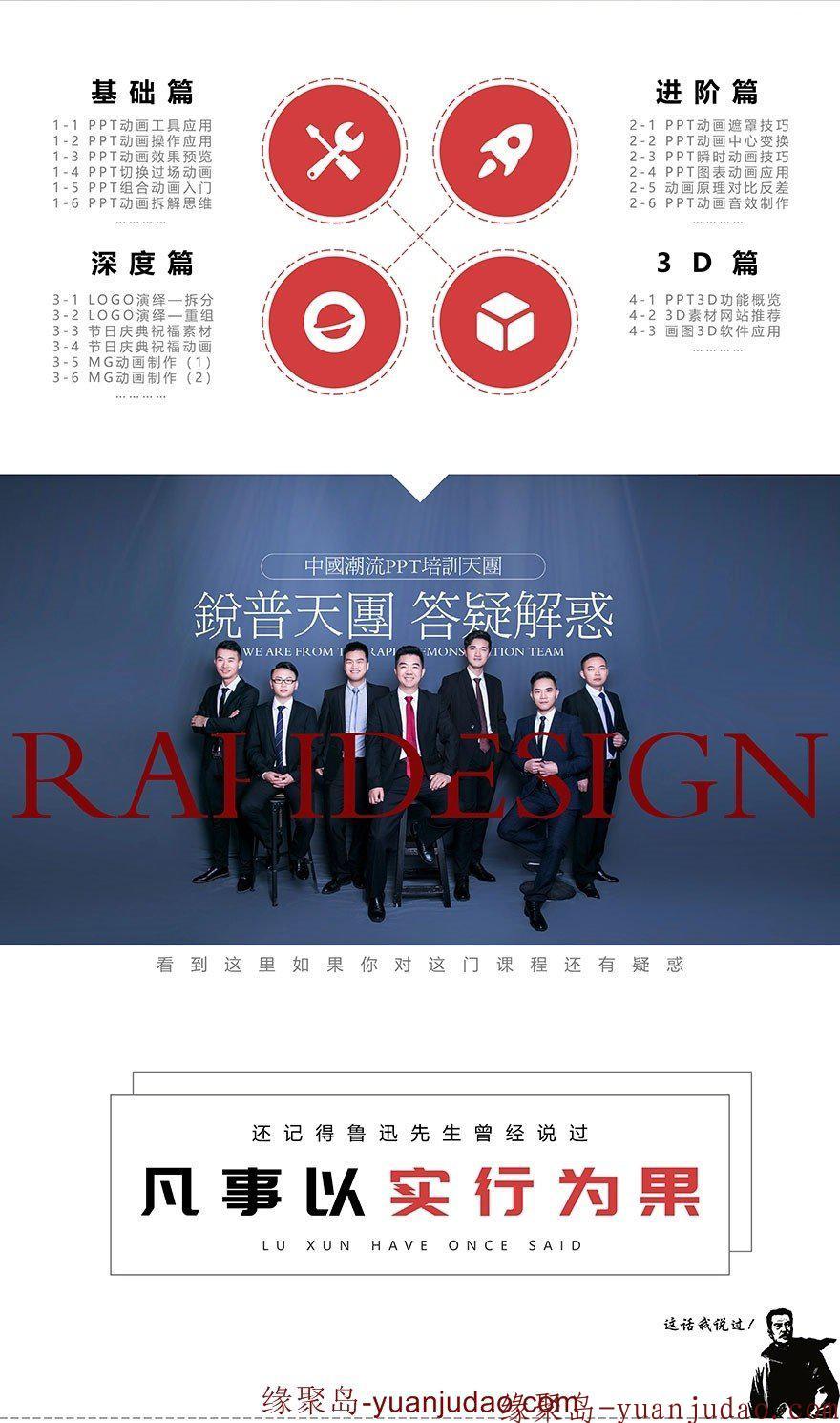 0基础锐普的PPT动画课,价值159元