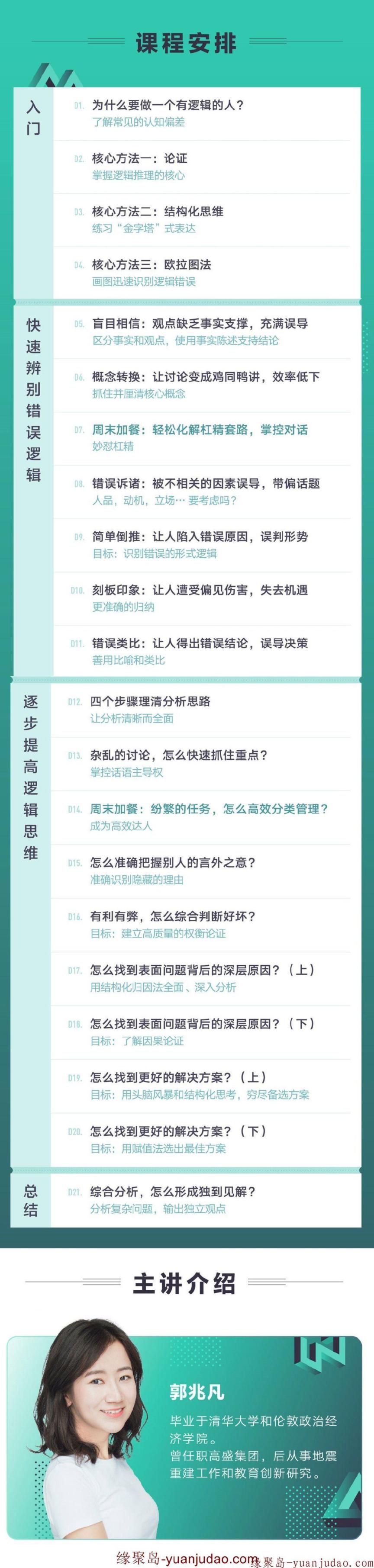 用21天掌握实用逻辑思维,精英养成记